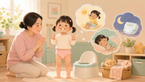 3세 아이 기저귀 떼기｜낮잠은 팬티, 밤기저귀는 언제 뗄까?