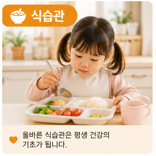 3세 아이 식습관