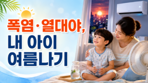 폭염 열대야 내아이 여름나기