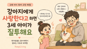 강아지를 예뻐하면 3세 아이가 질투해요｜반려동물도 좋아하면서 샘내는 이유
