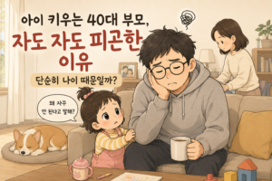 아이 키우는 40대 부모, 자도 자도 피곤한 이유｜단순히 나이 때문일까?